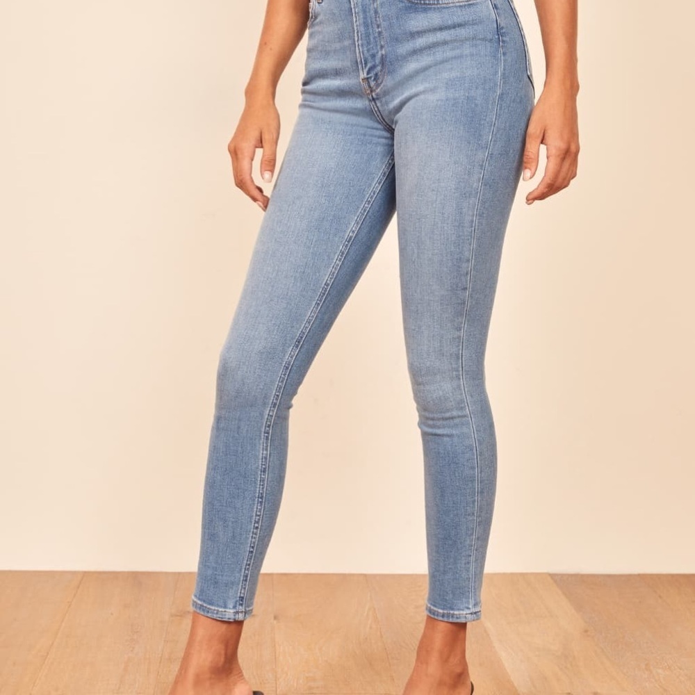 Reformation Originals mid-70's wash jeans Blue - Picture 5 of 6
